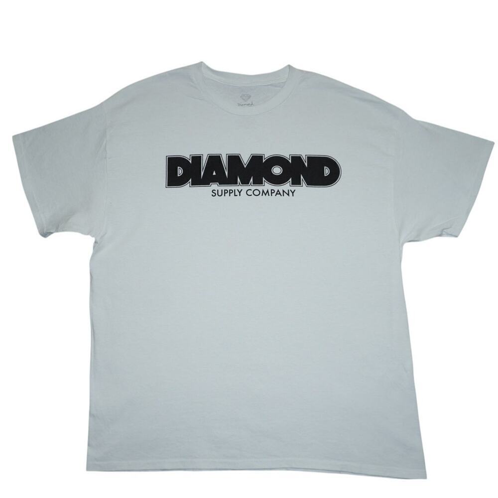 Diamond Supply Co. White Graphic Tee – Size XL